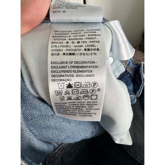 Levi’s Ribcage Straight Ankle Women's Jeans– Size 28 – Distressed High-Rise 🔥✨ - Picture 4 of 7